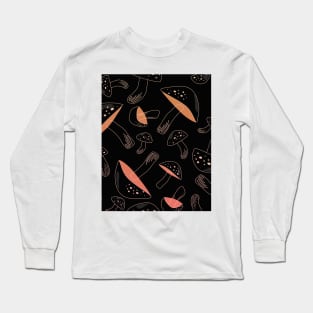 Poisonous mushrooms, fly agarics Long Sleeve T-Shirt